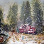 Santas Truck Acrylic